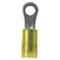 Panduit Ring Terminal, #8 Stud Size, 12 AWG, 600 V, Nylon Insulated, Yellow, 50 PK PN12-8HDR-L - alternate 1